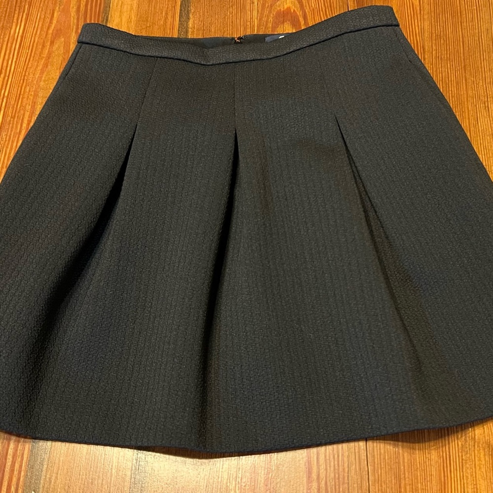 Madewell Black Lined Mini Dress Skirt
